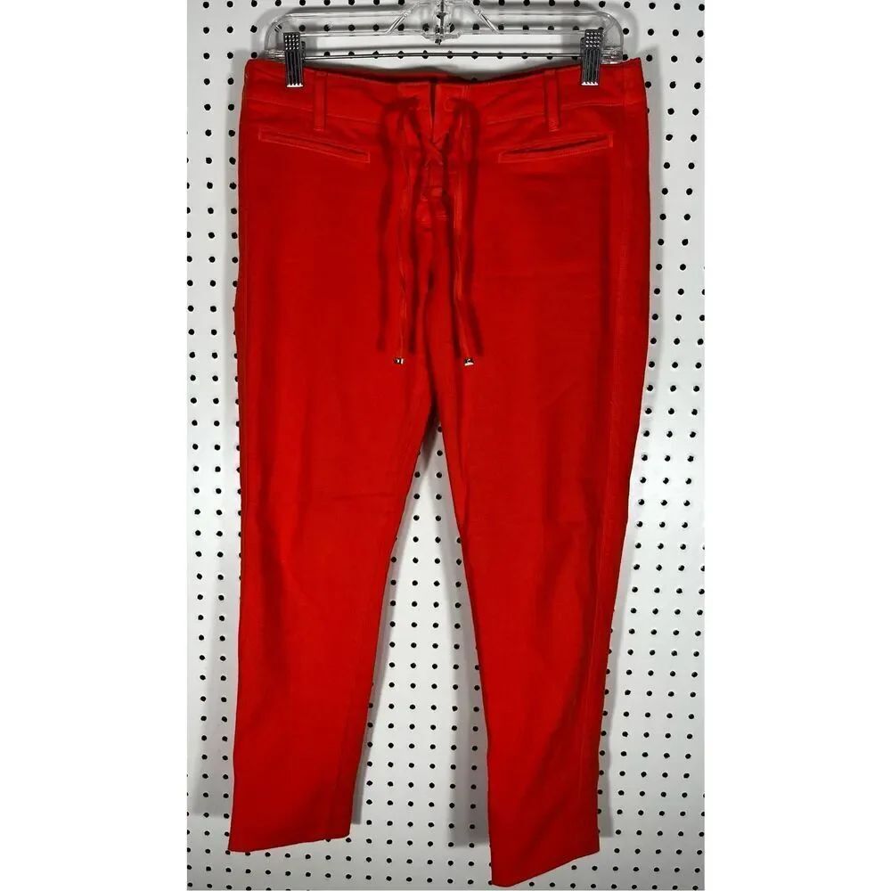 Juicy Couture lace up skinny Capri denim jeans size 28